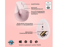Logitech OUTLET - LIFT Różowa - 1479936 - zdjęcie 11